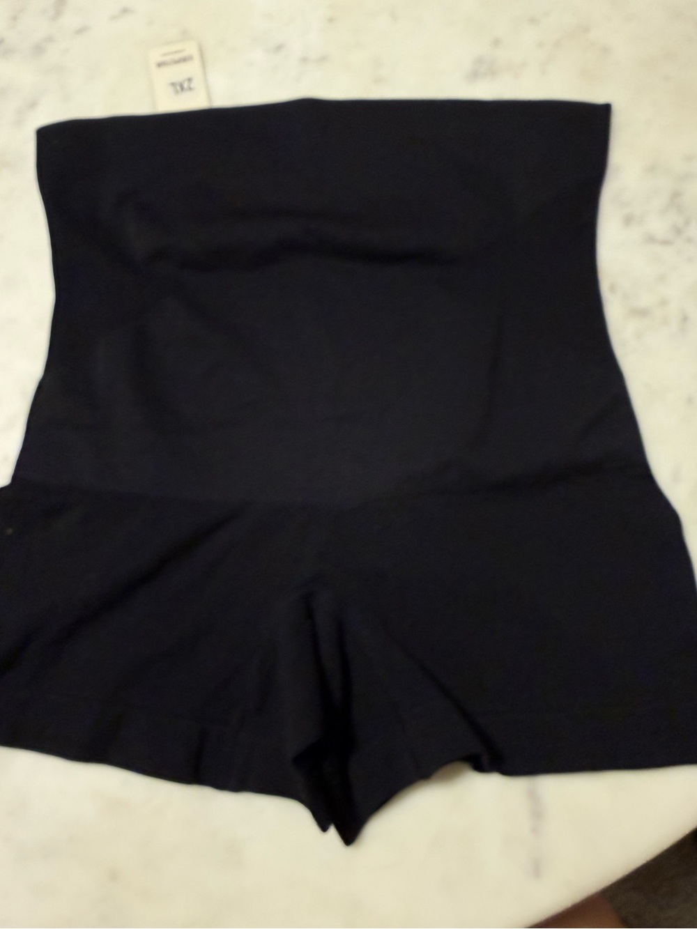 NWT Empetua High-Waisted Shaper Boyshort Shapewear Black 2XL